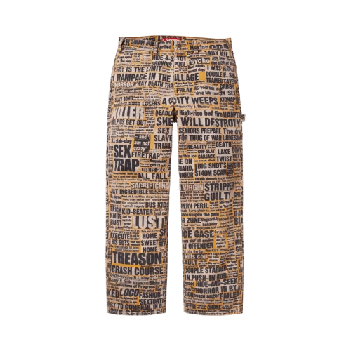 Supreme x Dash Snow Double Knee Painter Pant 'Multicolor'