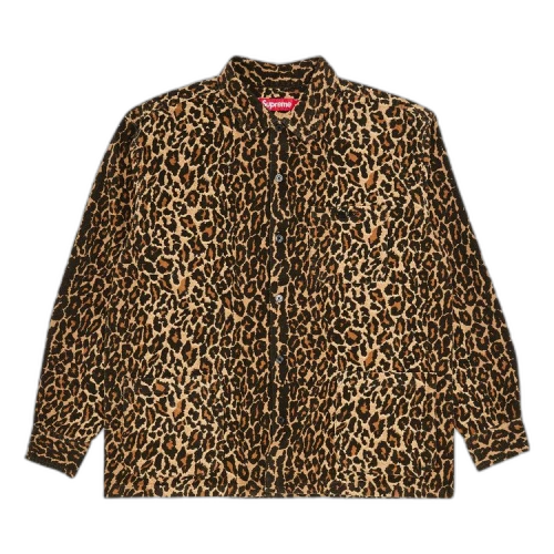Supreme Flannel Pajama Shirt 'Leopard'