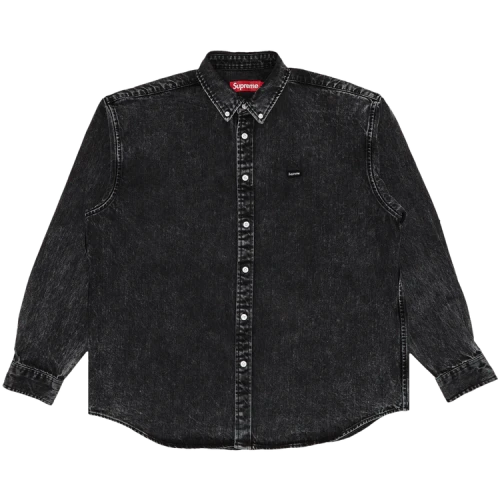 Supreme Small Box Denim Shirt 'Black'