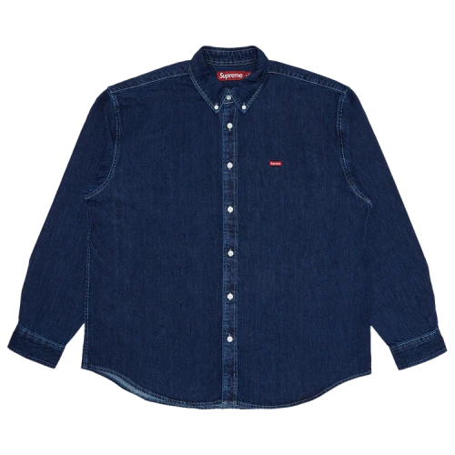 Supreme Small Box Denim Shirt 'Indigo'