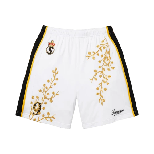Supreme Floral Soccer Short 'White'