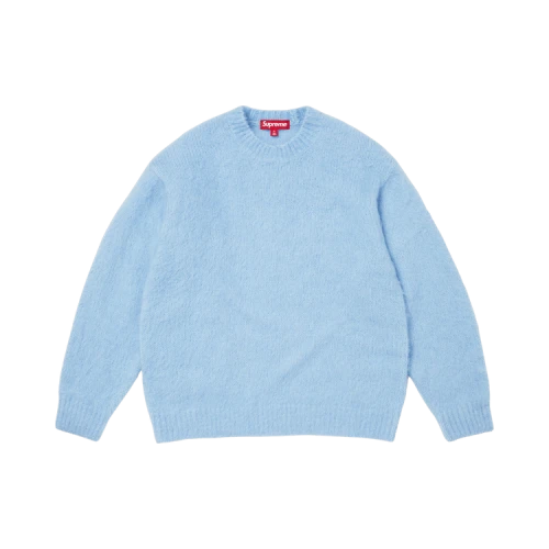 Supreme Brushed Mohair Sweater 'Light Blue'