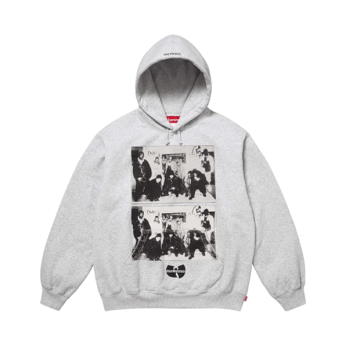 Supreme x Wu-Tang Clan Hooded Sweatshirt 'Ash Grey'
