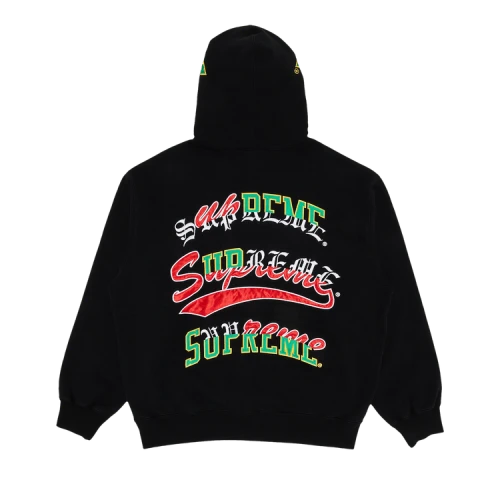 Supreme Multi Logos Hooded Sweatshirt 'Black'