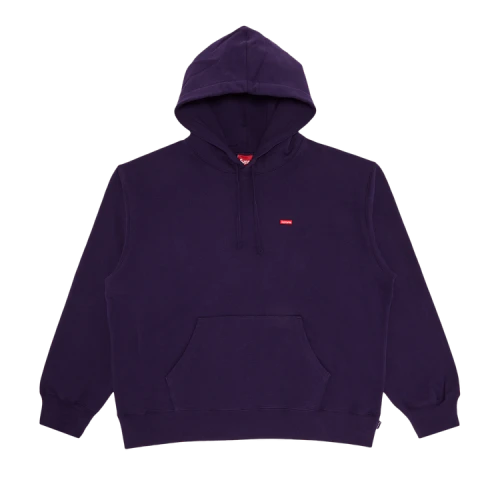 Supreme Small Box Hooded Sweatshirt 'Dark Purple'
