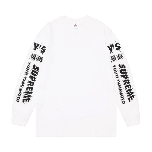 Supreme x Y’s Long-Sleeve Tee 'White'