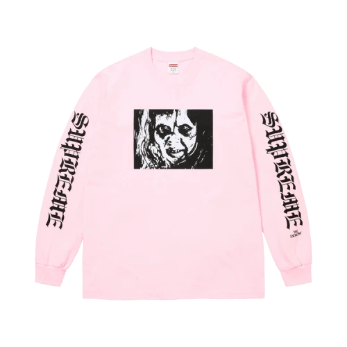 Supreme x The Exorcist Mother Long-Sleeve Tee 'Light Pink'