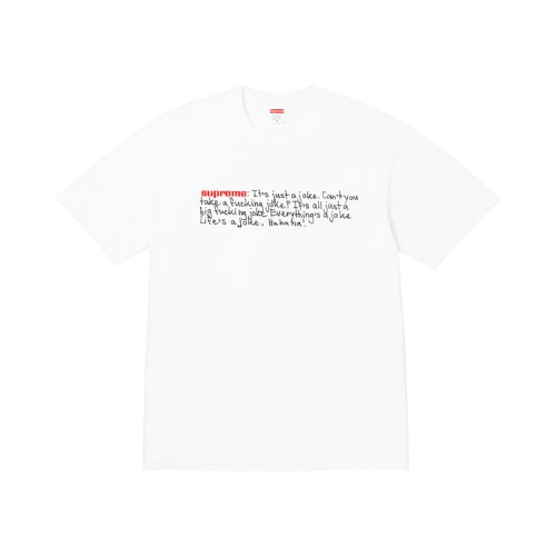 Supreme Joke Tee 'White'