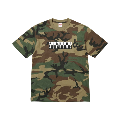 Supreme Split Tee 'Woodland Camo'