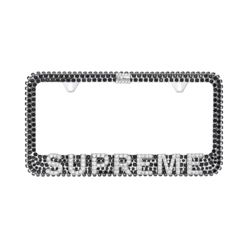 Supreme x B.b. Simon License Plate Frame 'Black'