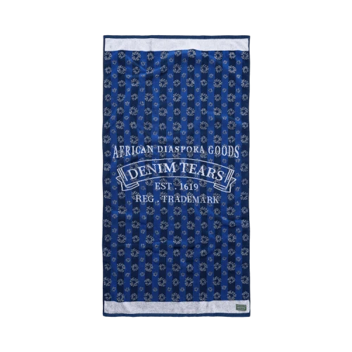 Denim Tears André Leon Talley Adg Monogram Towel 'Blue'