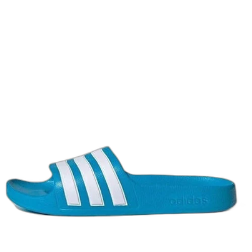 (GS) adidas Adilette Aqua Slides 'Solar Blue'