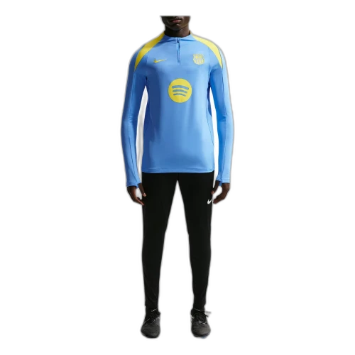 Nike x F.C. Barcelona Strike Fourth Dri-FIT Knit Drill T-Shirt 'University Blue Opti Yellow'