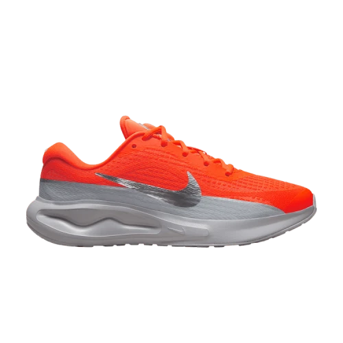 Nike Journey Run Premium Hyper Crimson Wolf Grey Safety Orange Metallic Silver (Women's)