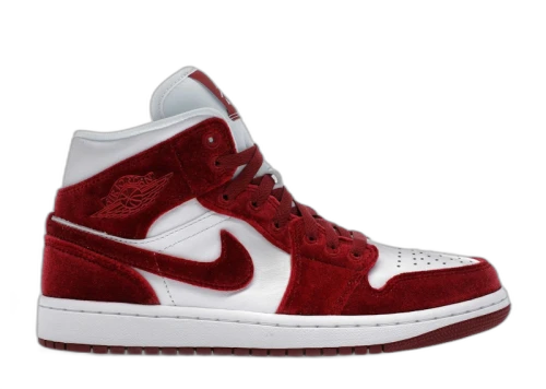 Jordan 1 Mid SE Red Velvet (Women's)