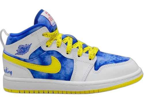 Jordan 1 Mid Sneaker School Be Tall In Your Thinking (PS)