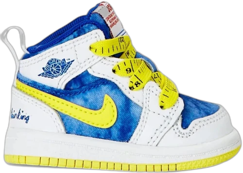Jordan 1 Mid Sneaker School Be Tall In Your Thinking (TD)