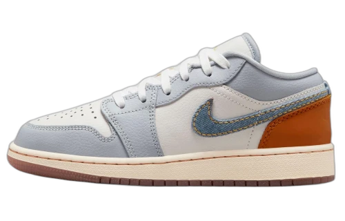Jordan 1 Low SE Phantom Coconut Milk Amber Brown Light Armory Blue (GS)