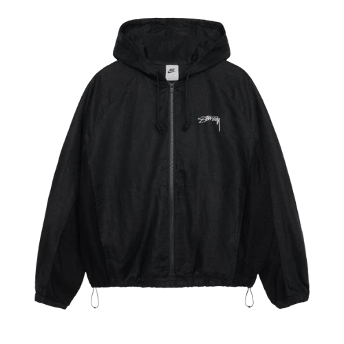 Stussy x Nike Linen Shell Jacket 'Black'