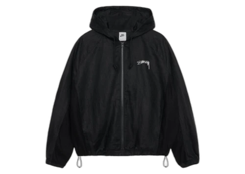 Stussy x Nike Linen Shell Jacket Black