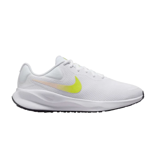 Nike Revolution 7 Wide 'White Cyber Crimson Tint' (Women's)