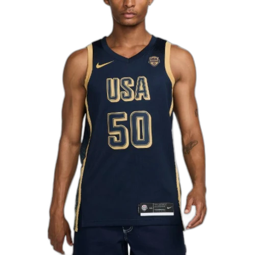 Nike Basketball Jersey Men's Obsidian Black/Gold