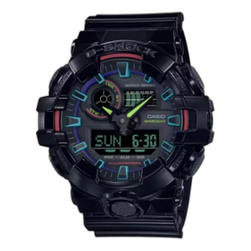 CASIO G-Shock Digital-Analog 'Black Blue Red'