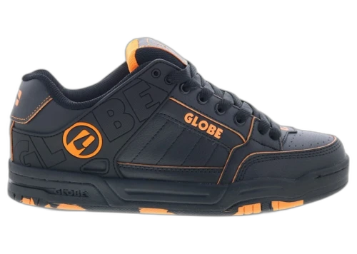 Globe Tilt Black Orange Mosaic