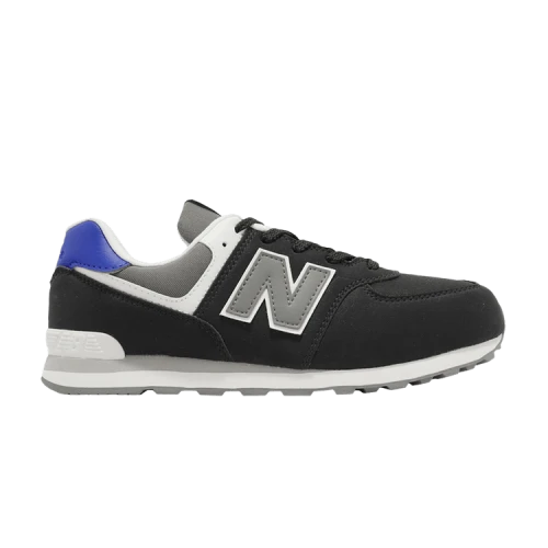 New Balance 574 Big Kid Wide 'Grey Red Blue'