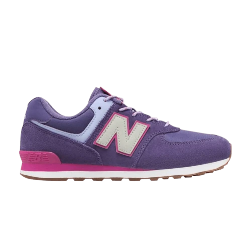 New Balance 574 Big Kid 'Camp - Violet Fluorite'