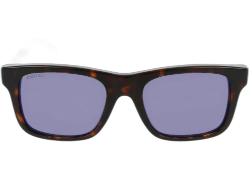 Gucci Square-Frame Acetate Sunglasses Havana/Brown/Blue (GG0008S-30000955-003)