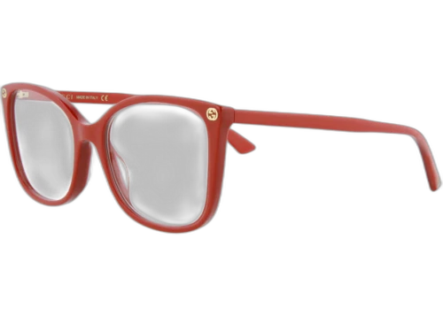 Gucci Cat Eye Eyeglasses Red/Red/Transparent (GG0026O-30000973-010)
