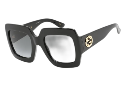 Gucci Oversized Square Sunglasses Black/Grey (GG0053SN-001)