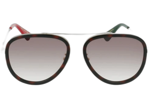 Gucci Aviator-Style Metal Sunglasses Gold/Brown (GG0062S-30001035-012)