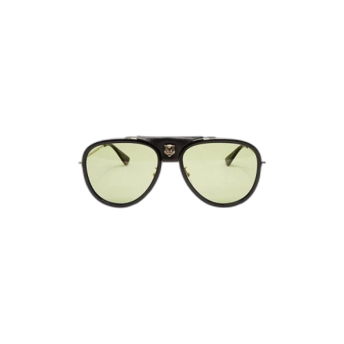 Gucci Aviator Style Metal Sunglasses 'Gold'