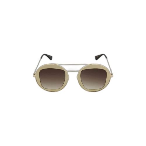 Gucci Round Sunglasses 'Gold/Brown'