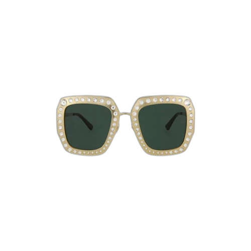 Gucci Square Frame Sunglassses 'Gold'