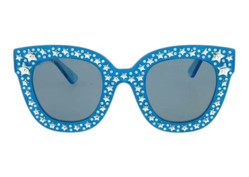 Gucci Cat Eye-Frame Acetate Sunglasses Light Blue (GG0116S-30001563-009-40089)