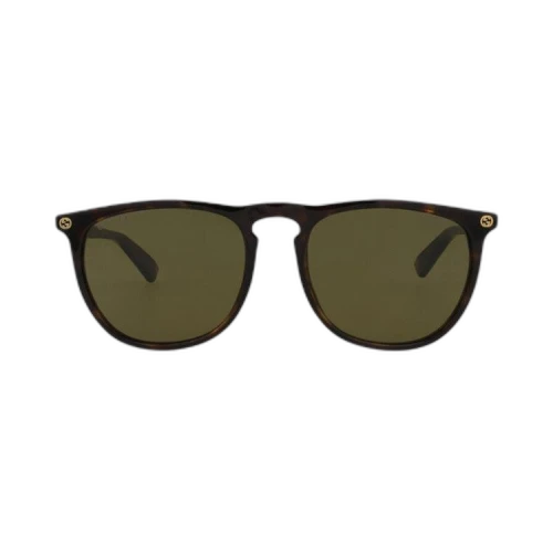 Gucci Round Sunglasses 'Shiny Dark Havana'