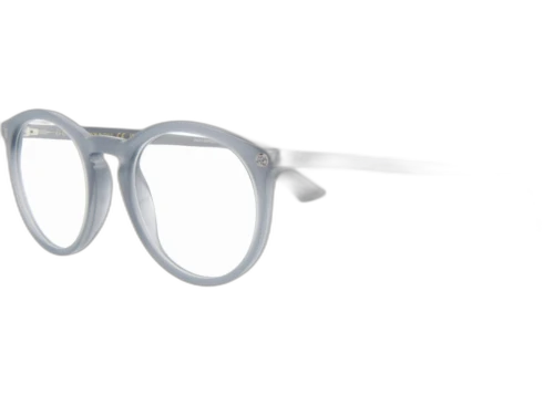 Gucci Round Eyeglasses Grey/Grey/Transparent (GG0121O-30001525-005)