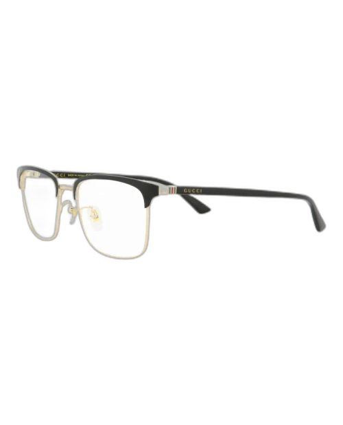Gucci Square Eyeglasses Black/Black/Transparent (GG0130OZ-30014371-001)