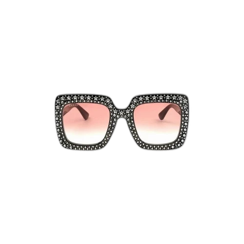 Gucci Square Frame Acetate Sunglasses 'Black'