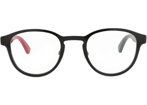 Gucci Round-Frame Metal Optical Frames Black Black Transparent (GG0161O-30001721-002)