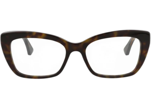 Gucci Cat Eye-Frame Acetate Optical Frames Havana Havana Transparent (GG0165O-30001725-002)