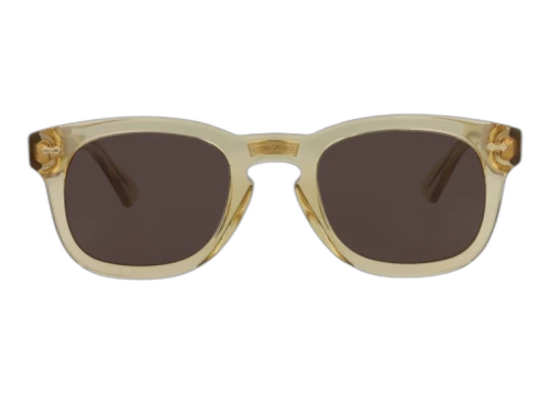 Gucci Square Frame Acetate Sunglasses Brown/Grey (GG0182S-30001748-006-20011)