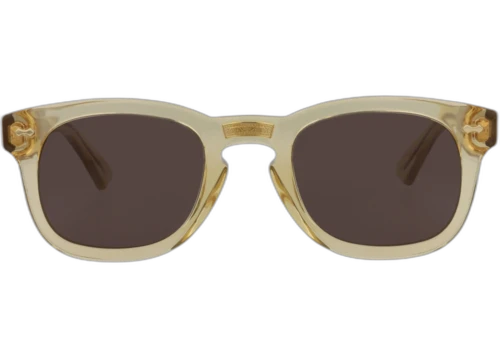 Gucci Square-Frame Acetate Sunglasses Brown Brown Grey (GG0182S-30001748-006)