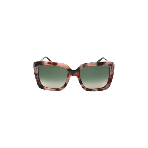 Gucci Square Rectangle Sunglasses 'Pink'