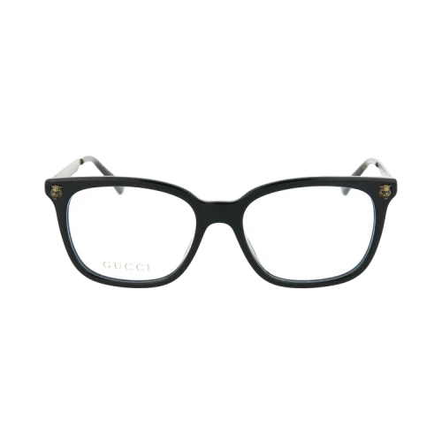Gucci Round-Frame Optical Frames 'Black Gold'