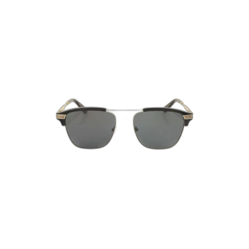 Gucci Square Frame Metal Sunglassses 'Gold'