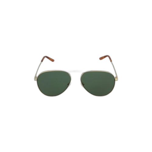 Gucci Square Frame Metal Sunglassses 'Gold'